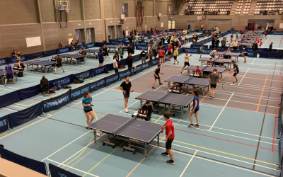 Succesvol jeugd tafeltennis weekend in Tilburg op zaterdag 12 en zondag 13 november